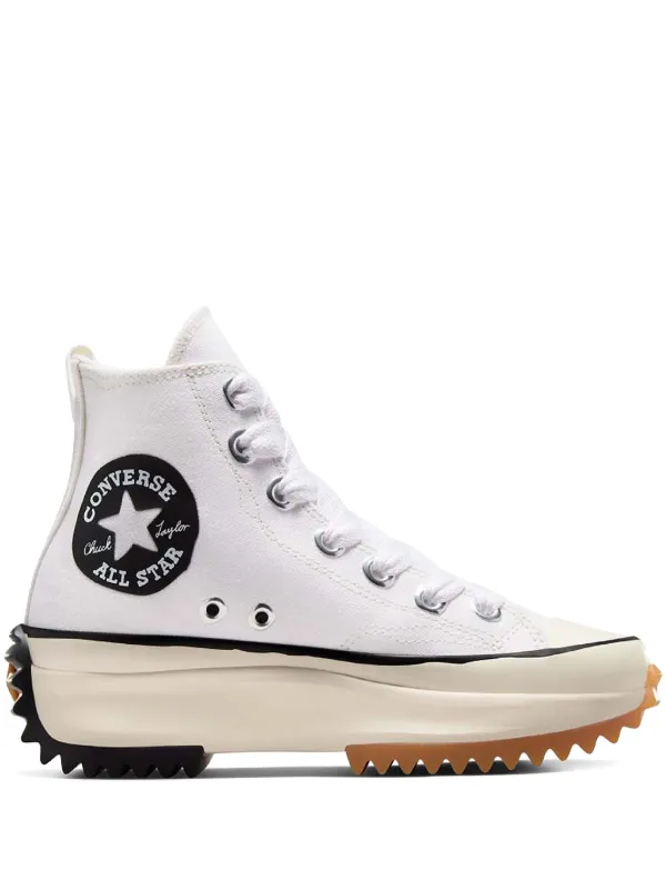 Converse run star hike white best sale