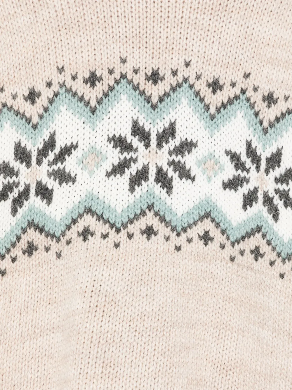 Paz Rodriguez Sweater met print Beige