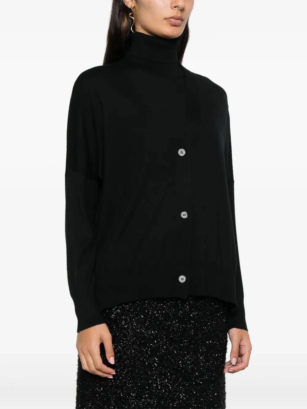 BLANCA VITA FINE-KNIT VEST AND CARDIGAN SET