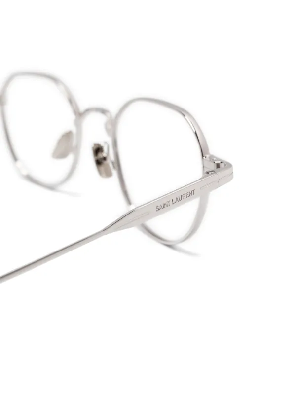 【送料&関税込】サンローラン SL730 メガネフレーム Saint Laurent Eyewear SL 730眼鏡フレーム | グレー | FARFETCH JP