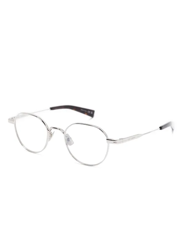 【送料&関税込】サンローラン SL730 メガネフレーム Saint Laurent Eyewear SL 730眼鏡フレーム | グレー | FARFETCH JP
