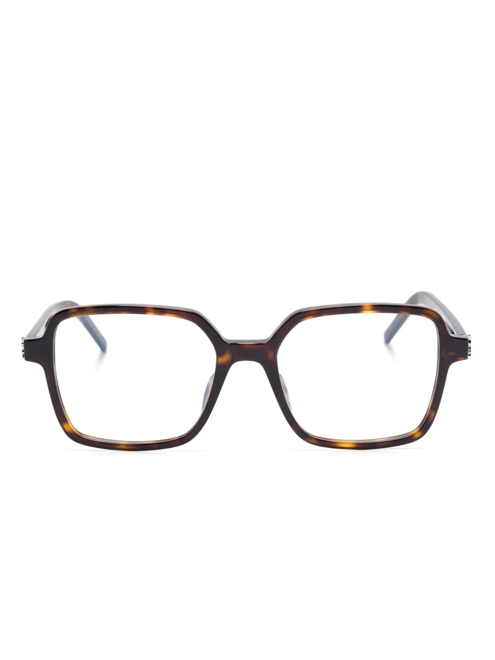 Saint Laurent Eyewear tortoiseshell-effect glasses | Black | Image 1