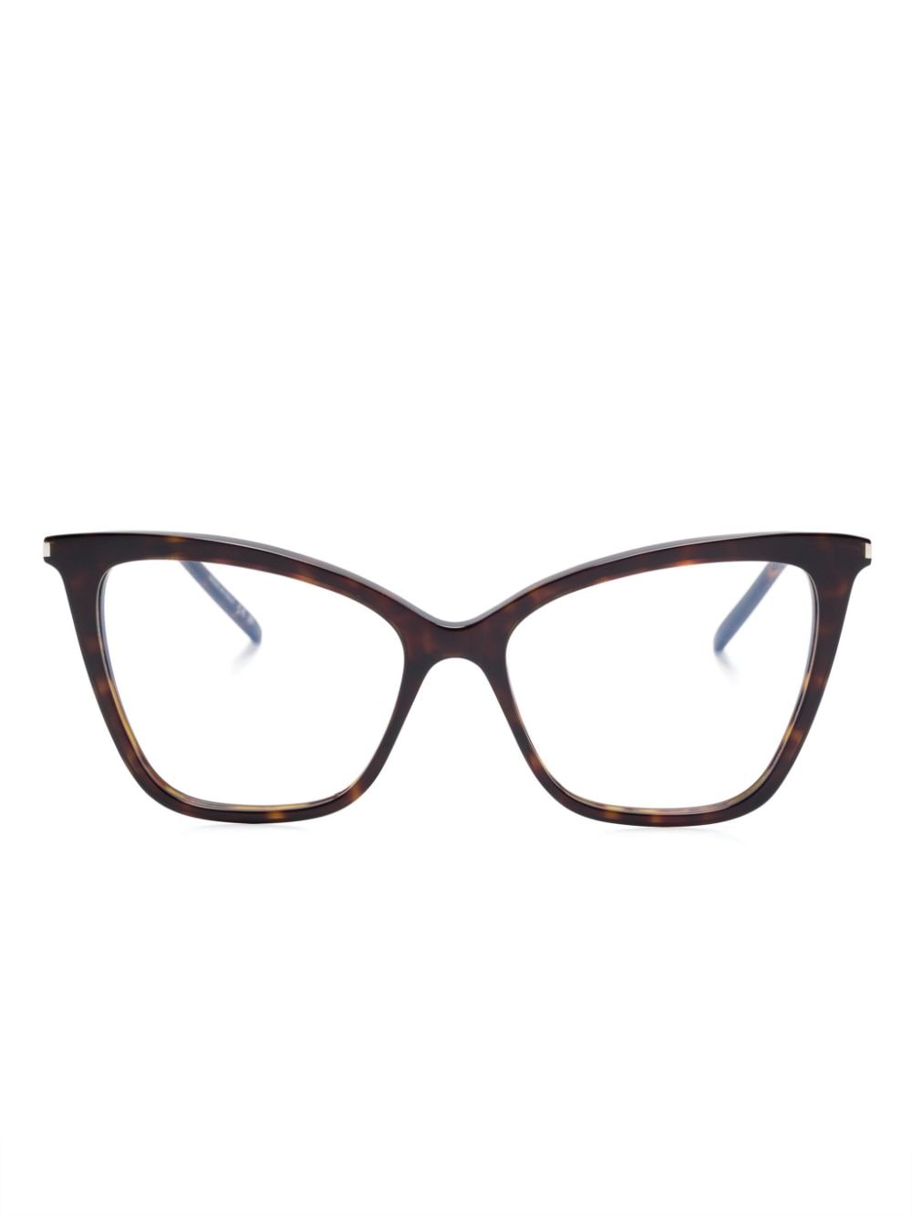 Shop Saint Laurent Sl 386 Glasses In Brown