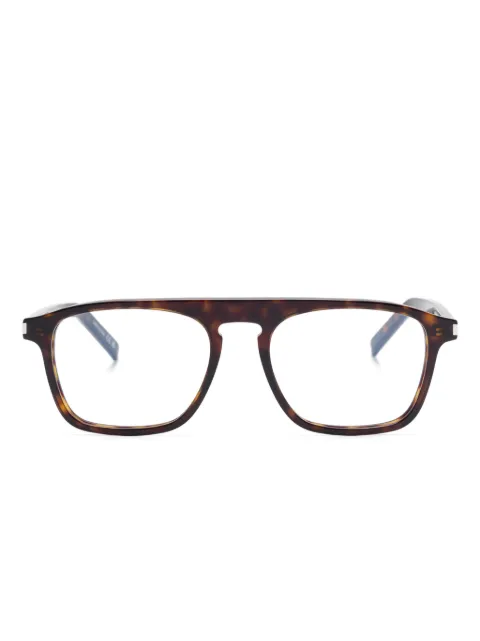 Saint Laurent Eyewear tortoiseshell-effect glasses