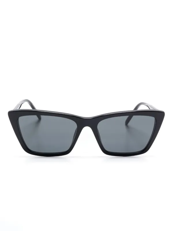 SAINT LAURENT ブラック キャットアイ サングラス Saint Laurent Eyewear キャットアイ サングラス | ブラック