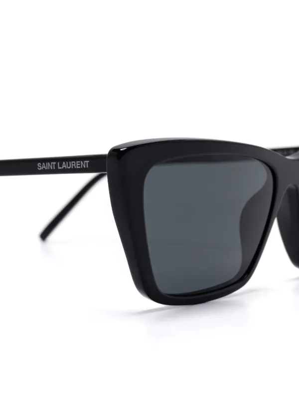 Saint Laurent Eyewear キャットアイ サングラス | ブラック | FARFETCH JP