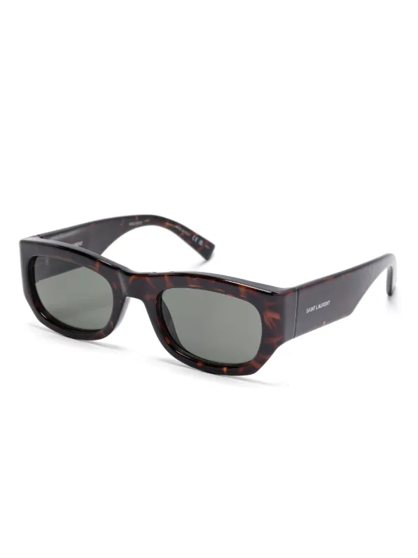 SAINT LAURENT トータス サングラス Saint Laurent Eyewear トータスシェル サングラス | ブラウン