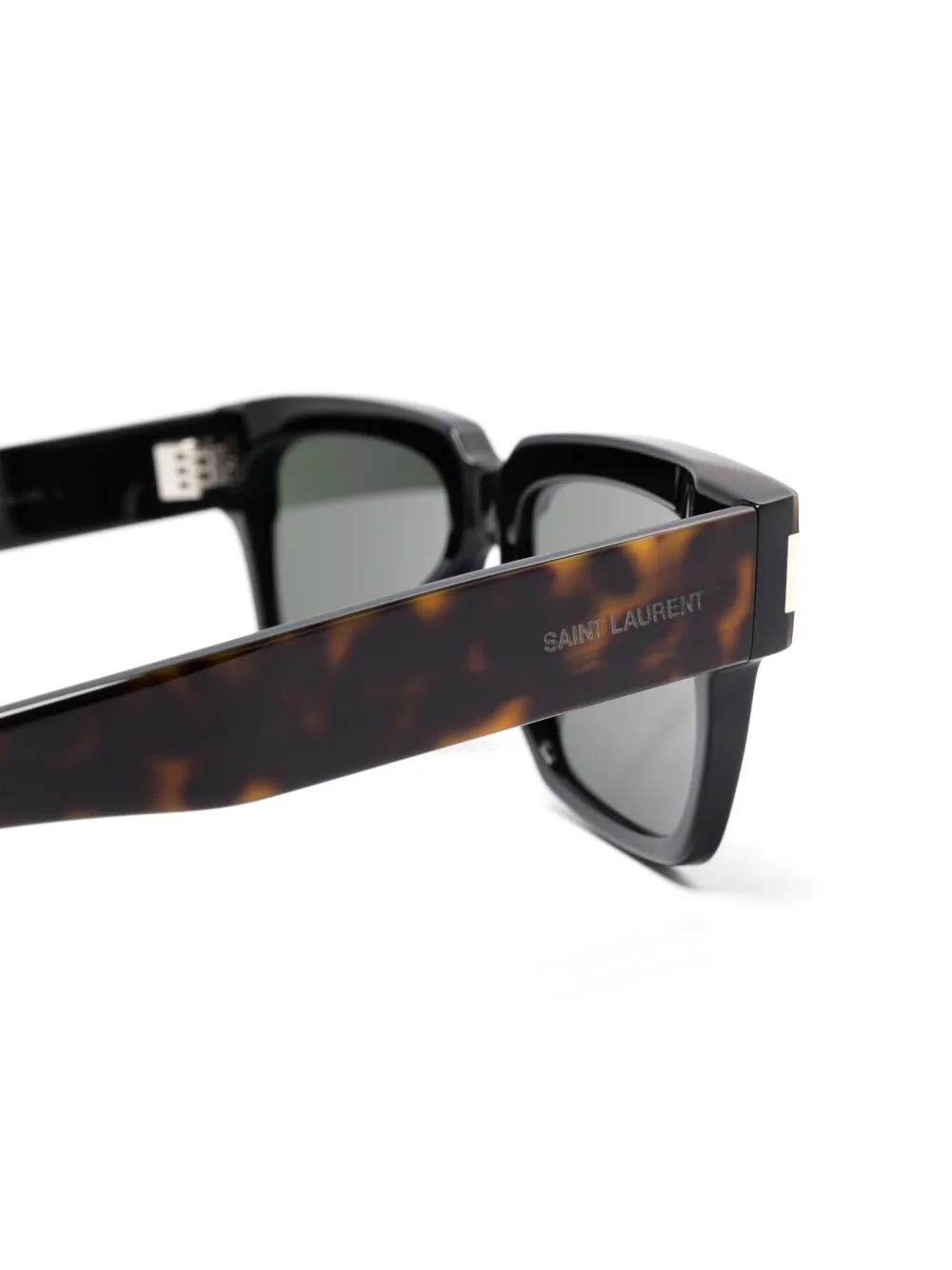 Saint Laurent Eyewear Vadim zonnebril Bruin