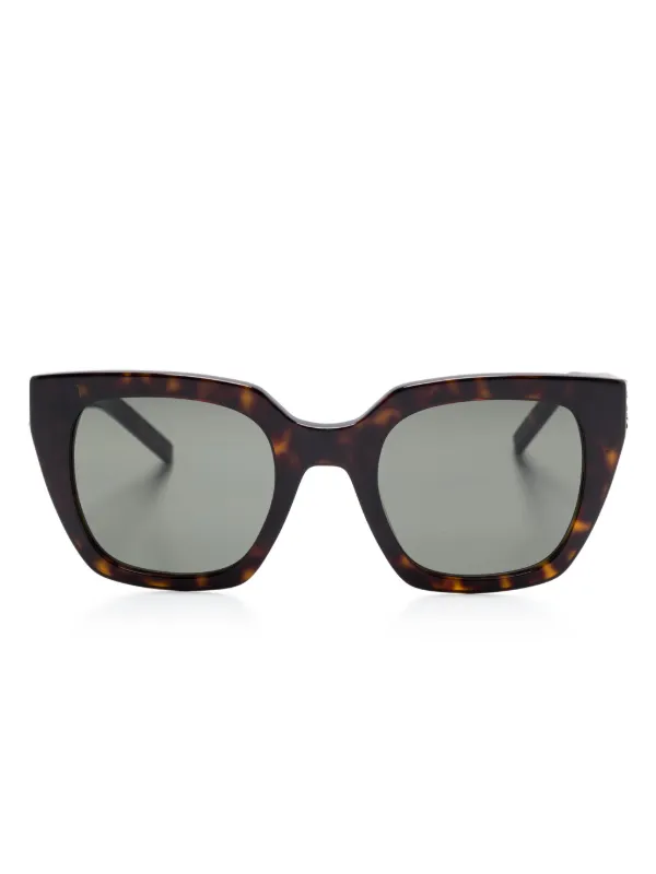 Saint Laurent Eyewear トータスシェル サングラス | ブラウン 