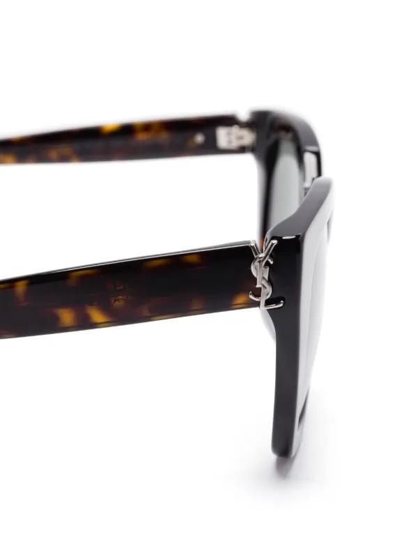 Saint Laurent Eyewear トータスシェル サングラス | ブラウン