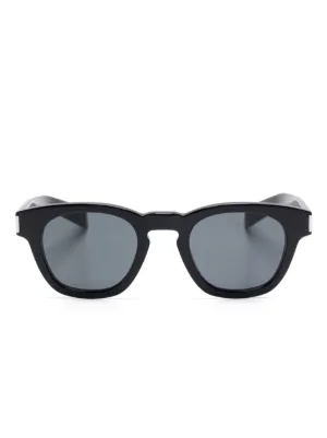 Saint Laurent Eyewear SL M148 サングラス | ブラック | FARFETCH JP