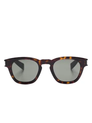 Saint Laurent トータスシェル サングラス Saint Laurent Eyewear トータスシェル サングラス | ブラウン