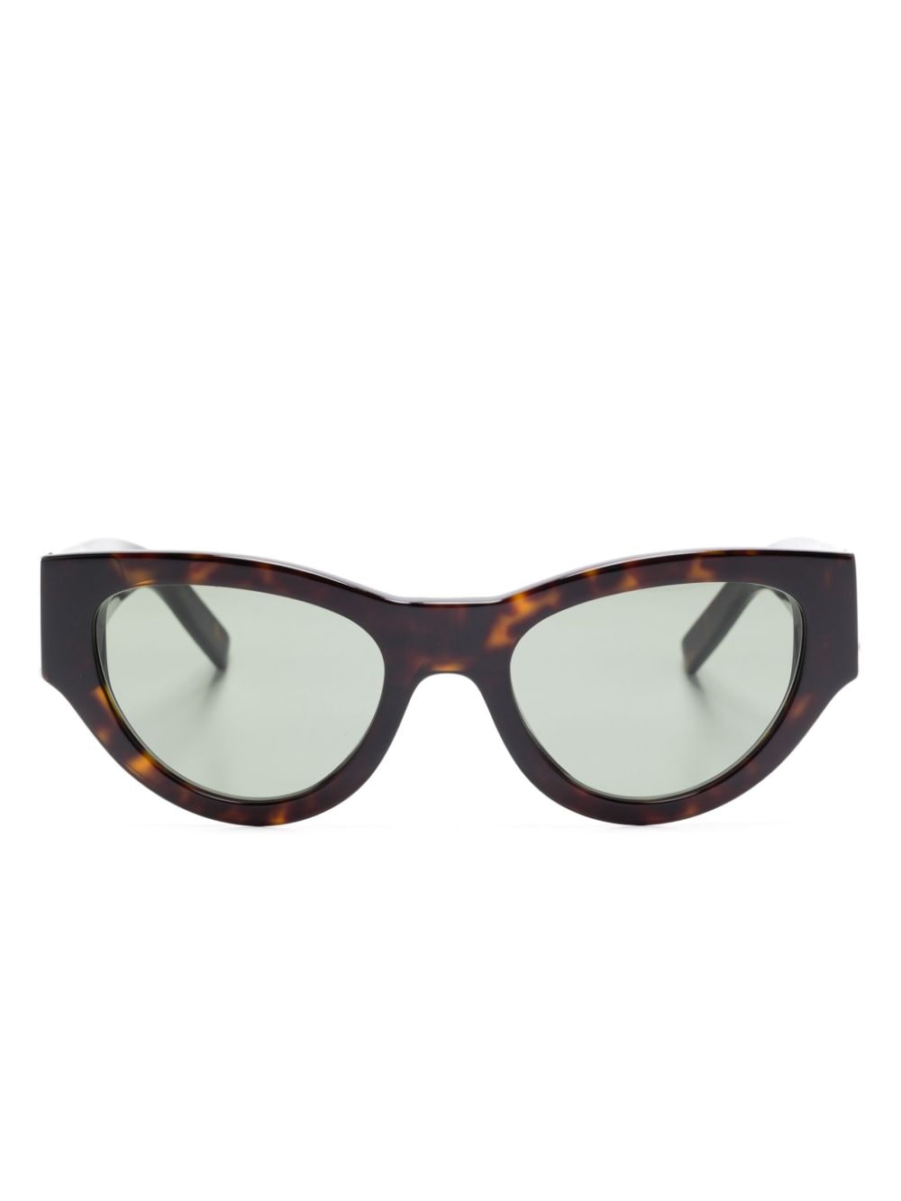 Shop Saint Laurent Cat-eye Sunglasses In Black