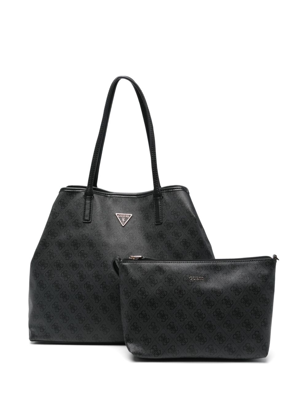 Shop Guess Usa Victtoria Tote Bag In Black