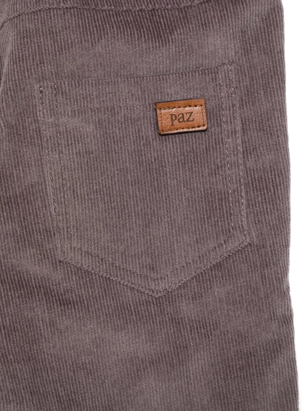 Shop Paz Rodriguez Corduroy Trousers In Grey
