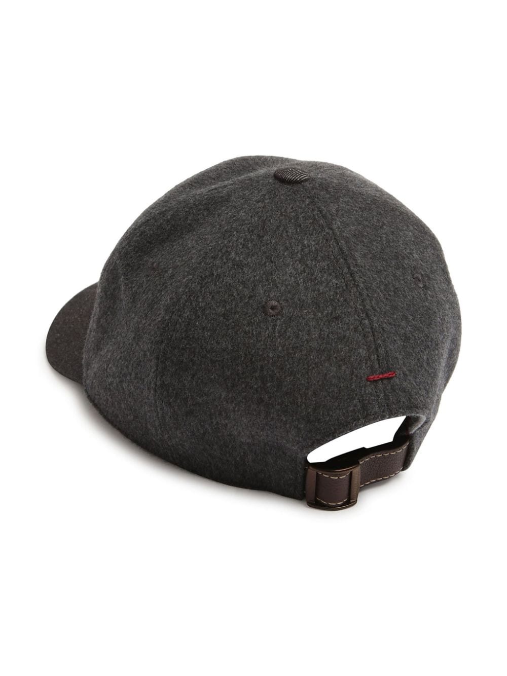 BRUNELLO CUCINELLI LOGO-EMBROIDERED WOOL-CASHMERE CAP 