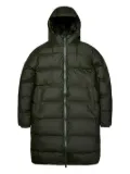 Rains hooded puffer coat - Green