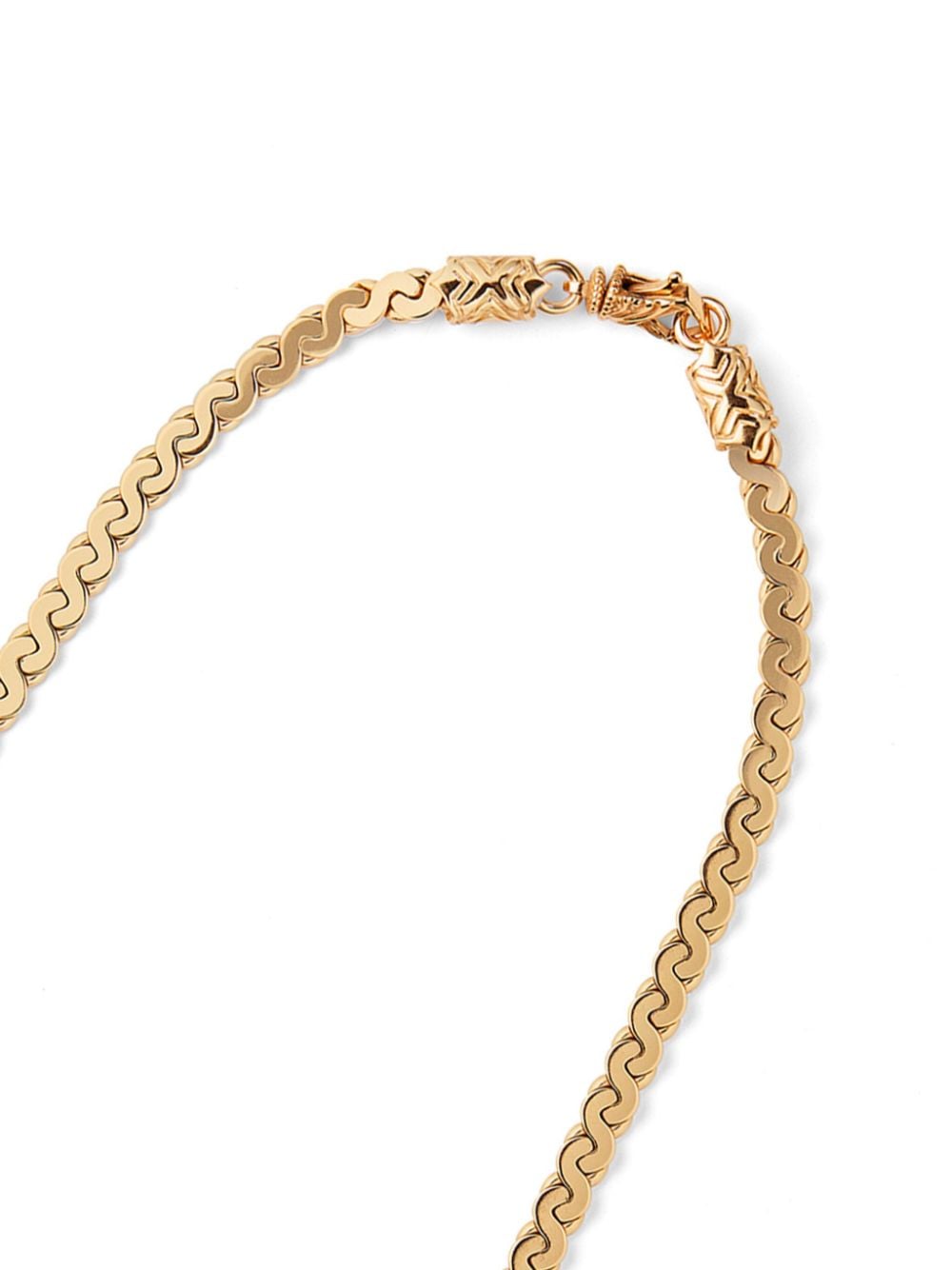 Shop Emanuele Bicocchi Infinity Loop Necklace In 金色