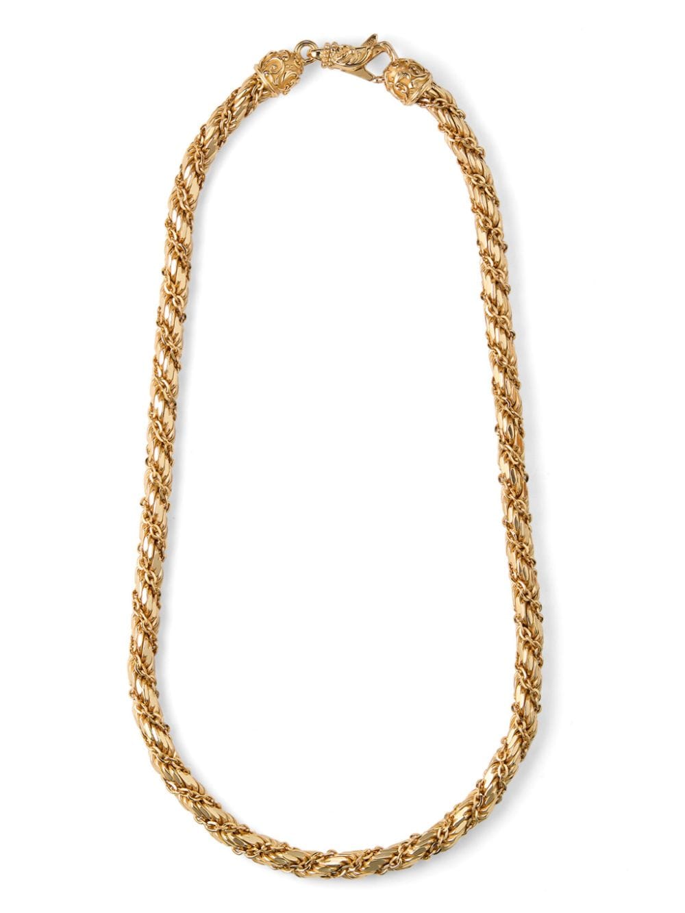 Emanuele Bicocchi wrapped rope necklace - Gold