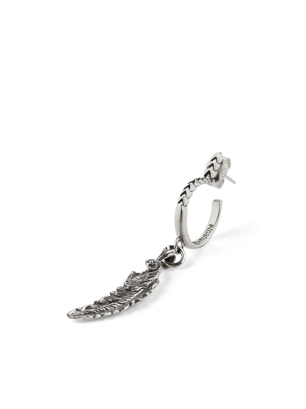 Emanuele Bicocchi Piuma earring - Silver