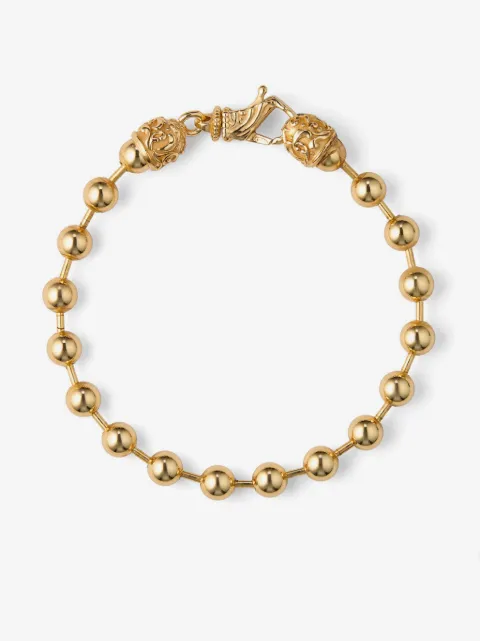 Emanuele Bicocchi gold-plated bead bracelet