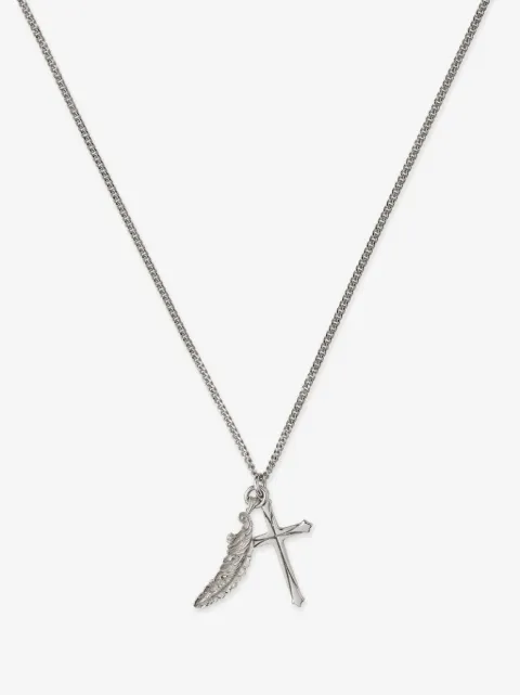 Emanuele Bicocchi piuma-pendant necklace