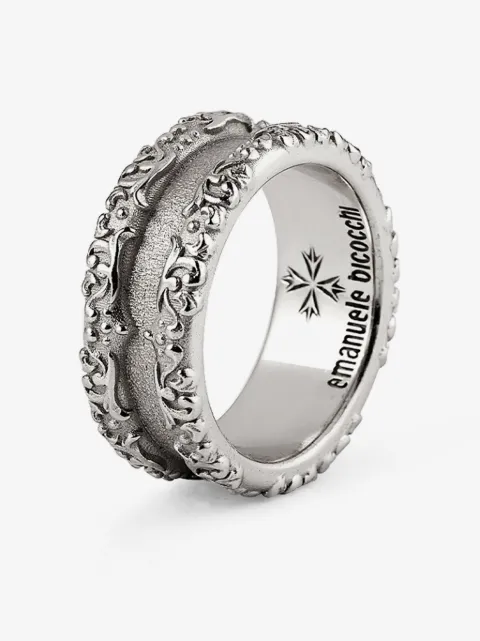 Emanuele Bicocchi Arabesque double band ring