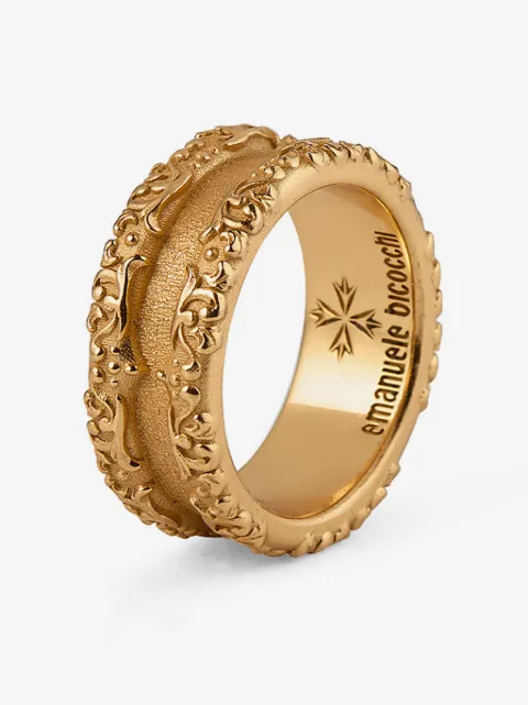 Emanuele Bicocchi Arabesque double band ring