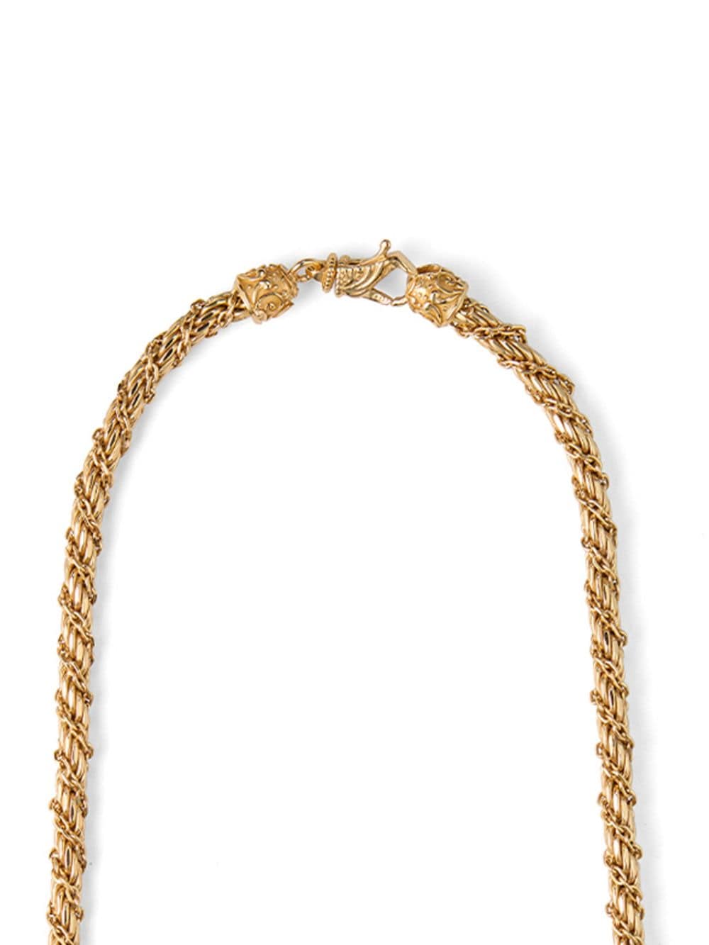 Shop Emanuele Bicocchi Wrapped Rope Chain Necklace In 金色