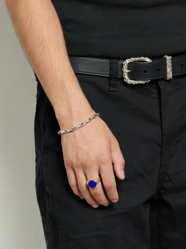 Emanuele Bicocchi Hammered Finish Bracelet | Silver | FARFETCH