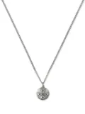 Emanuele Bicocchi logo coin necklace - Silver