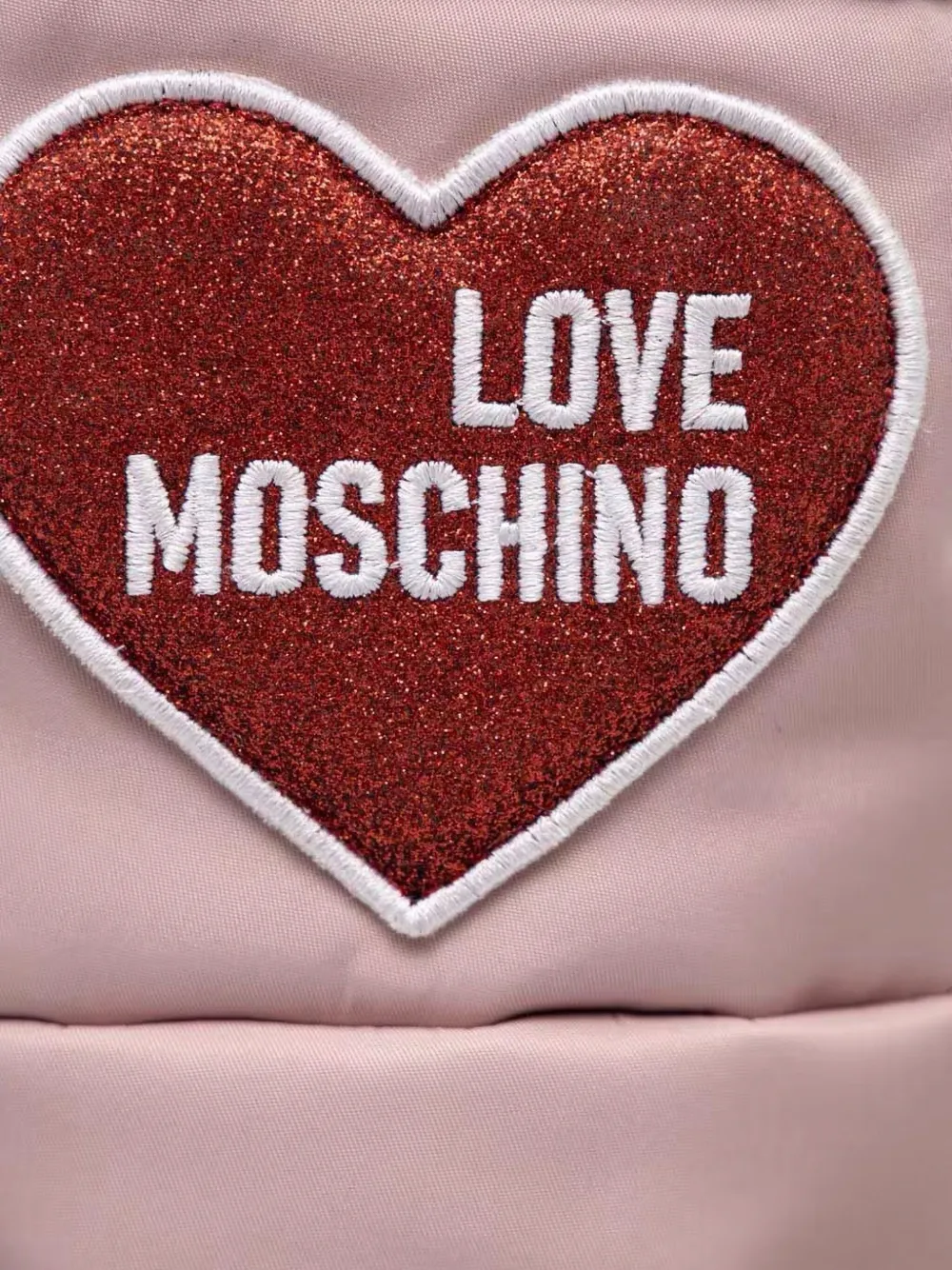 Love Moschino Quilted Heart-appliqué Boots In Pink