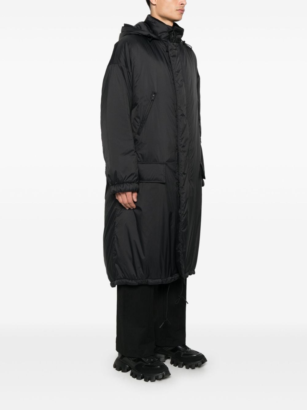 Shop Y-3 Hd Parka In Black