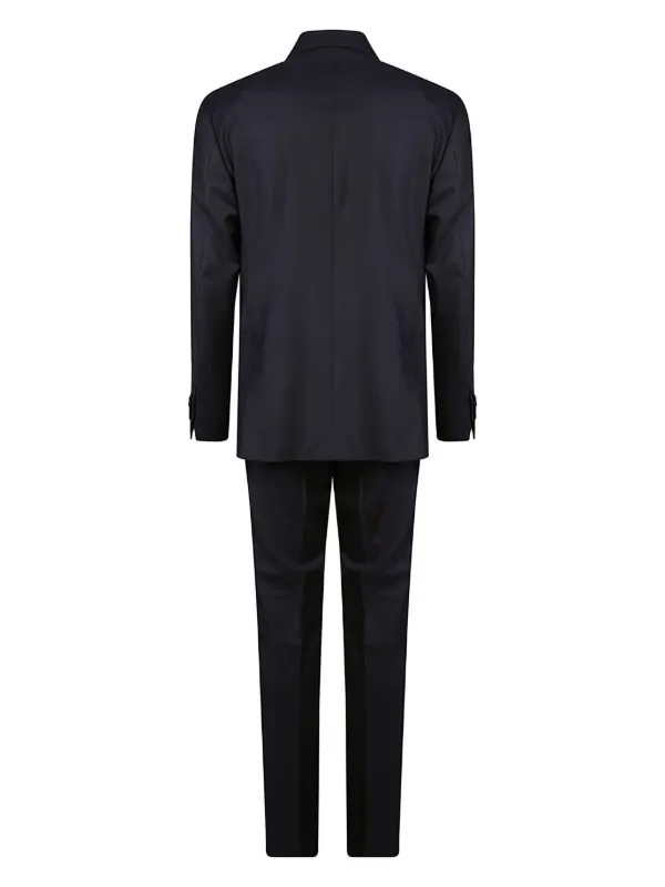 セットアップ Lardini Black Double-Breasted Suit Lardini double-breasted Suit | Black | FARFETCH