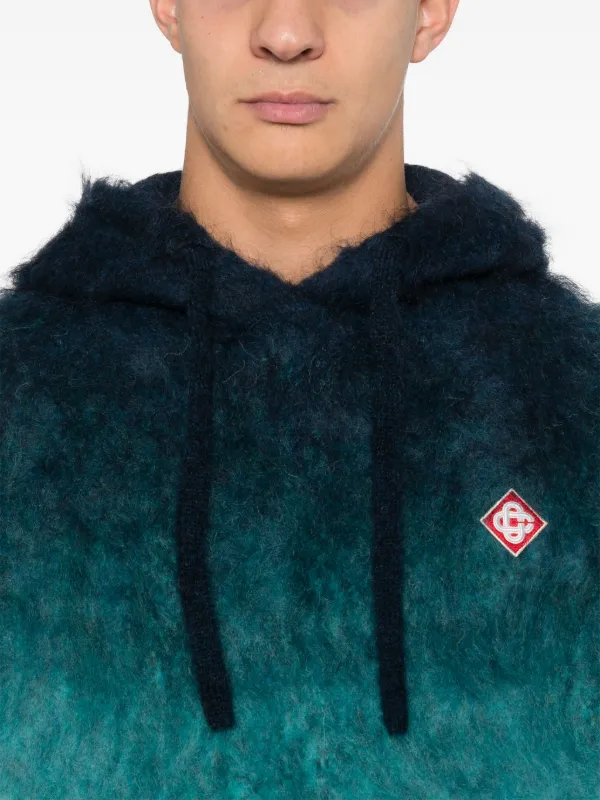 パーカー・フーディ CASABLANCA Men Hoodies UMPS25JTP293 03 Blue Casablanca Gradient Hoodie | Blue | FARFETCH