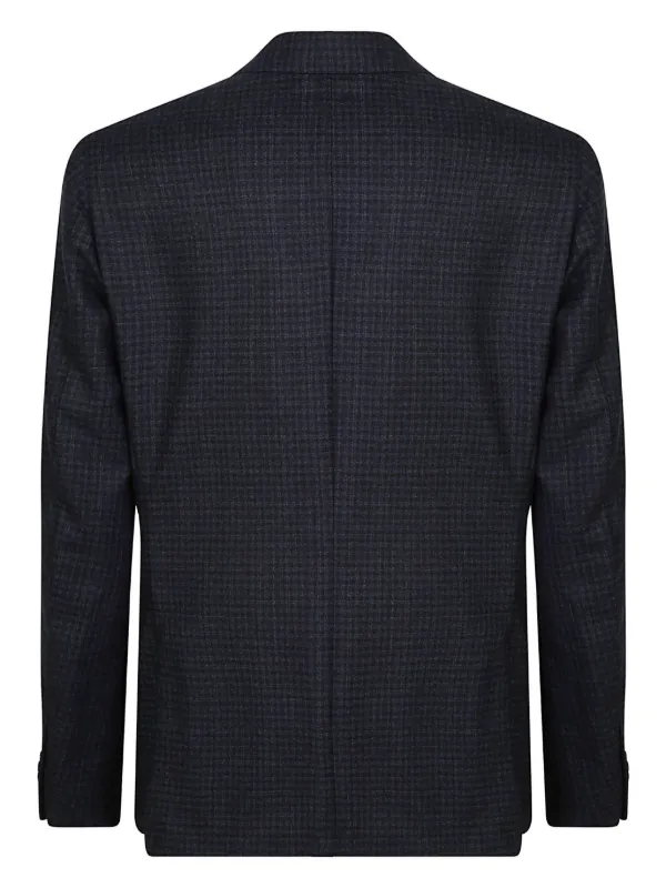 コルネリアーニ　チェック柄ジャケット　美品 Corneliani チェック ジャケット | ブルー | FARFETCH JP
