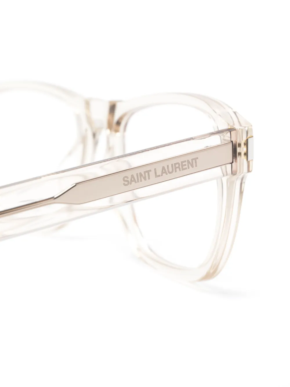 SAINT LAURENT TRANSPARENT GLASSES