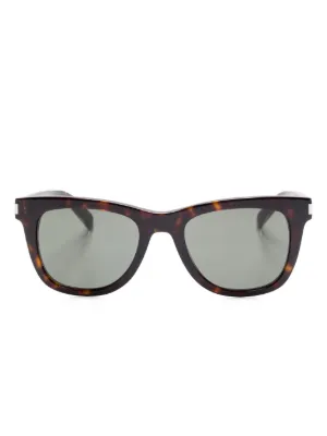 Saint Laurent Eyewear トータスシェル サングラス | ブラウン