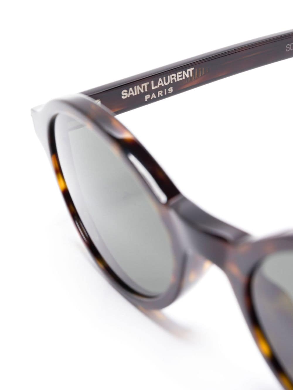 Shop Saint Laurent Jeanne Sunglasses In Black