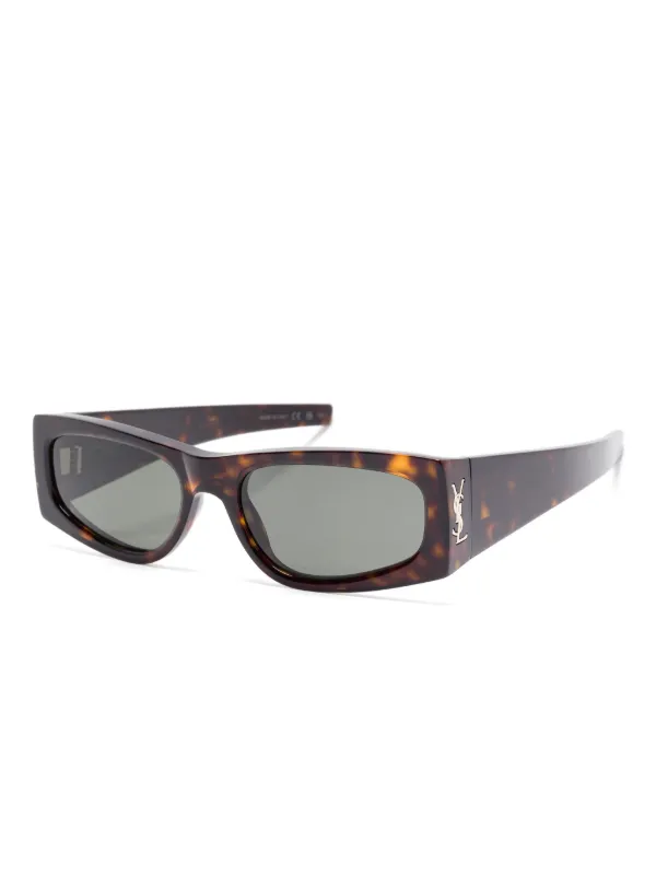 サンローラン Saint Laurent M140 Sunglasses Saint Laurent SL M140 Sunglasses 001 Solid Black - eye-oo.com