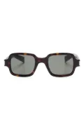 Saint Laurent Eyewear tortoiseshell-effect sunglasses - Black