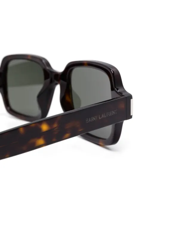 Saint Laurent Eyewear トータスシェル サングラス | ブラック