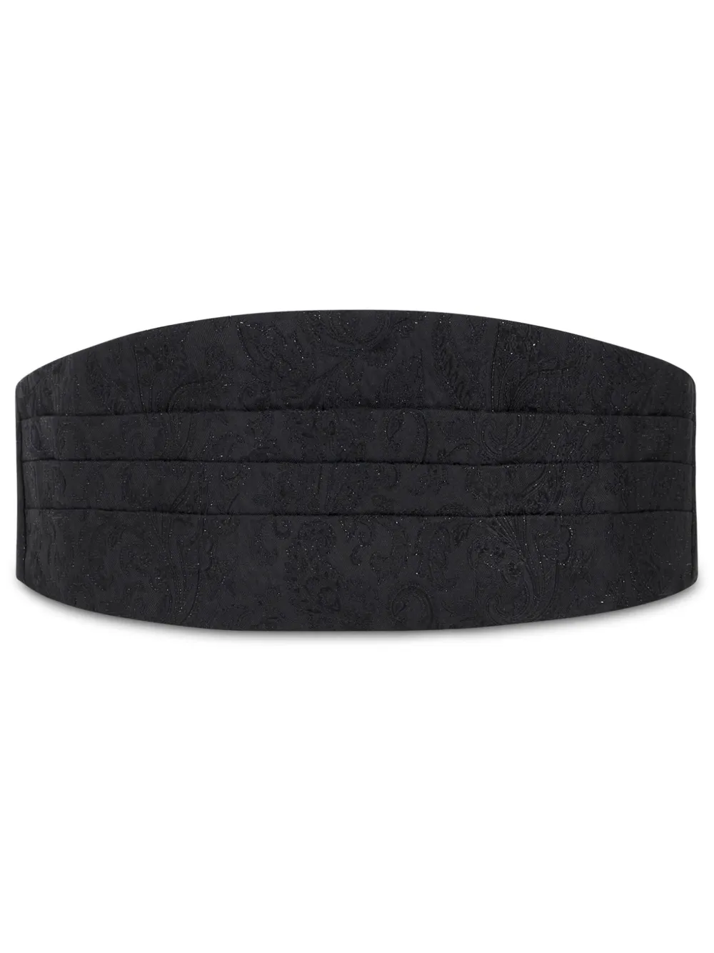 ETRO 페이즐리 자카드 커머번드 | 블랙 | Image 1