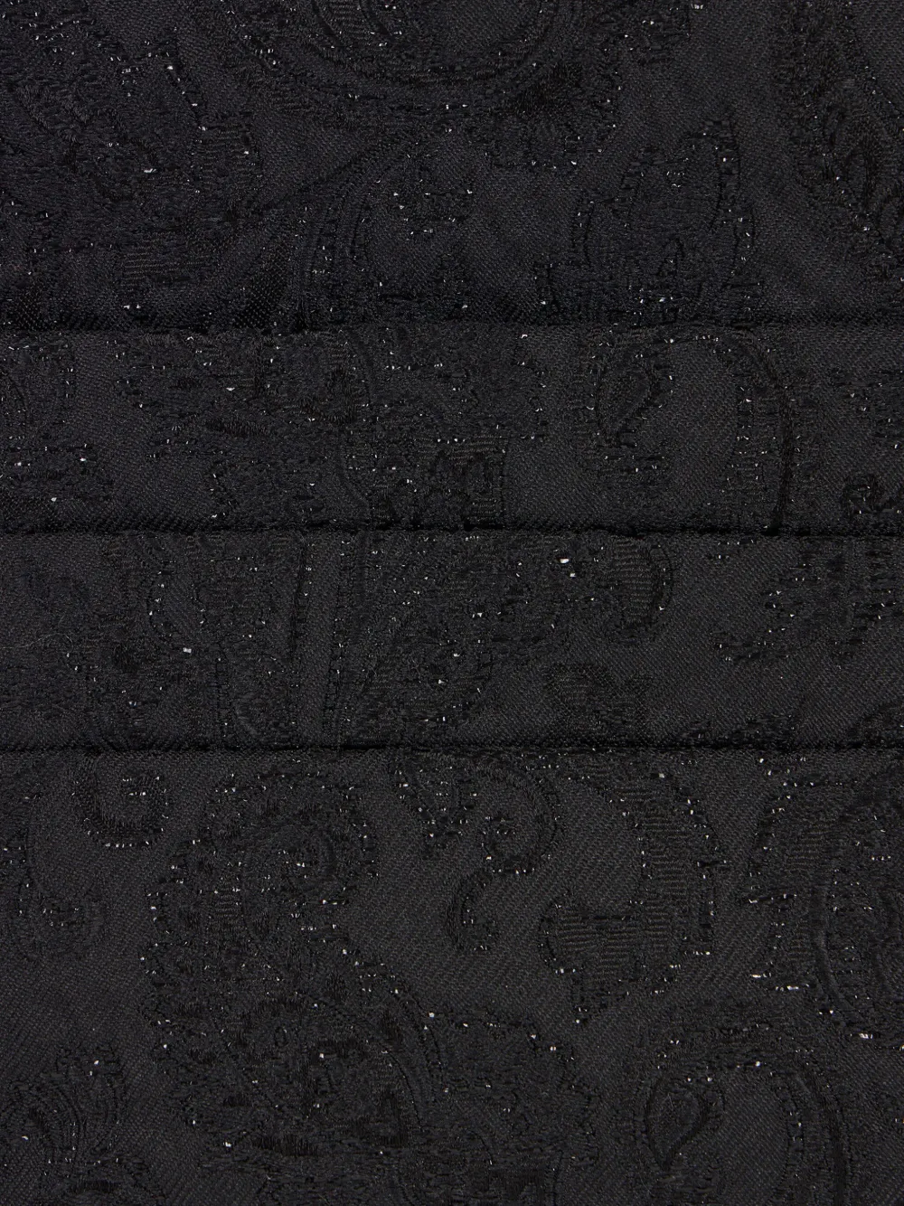 ETRO Cummerband met paisley-jacquard - Zwart