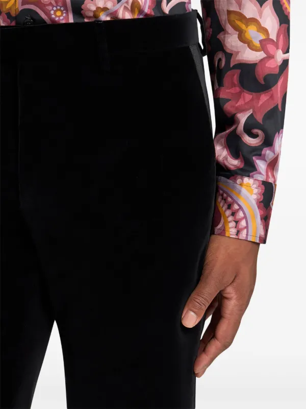 ETRO ストレッチパンツ | ブラック | FARFETCH JP