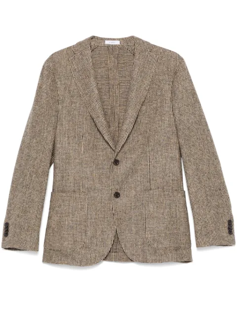 Boglioli monogram-jacquard blazer