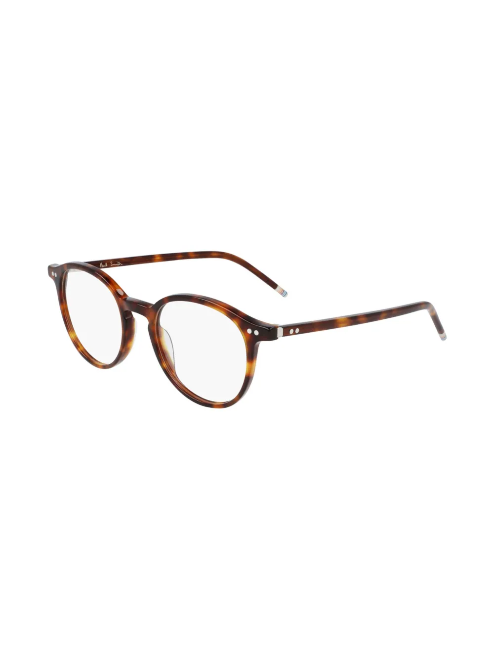 Paul Smith Carlisle bril met rond montuur Bruin