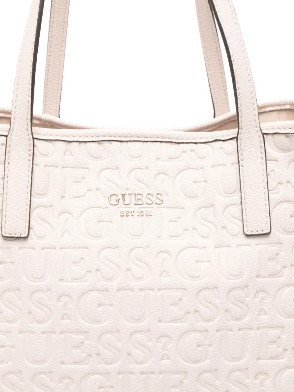 GUESS USA logo debossed Tote Bag Neutrals FARFETCH PH