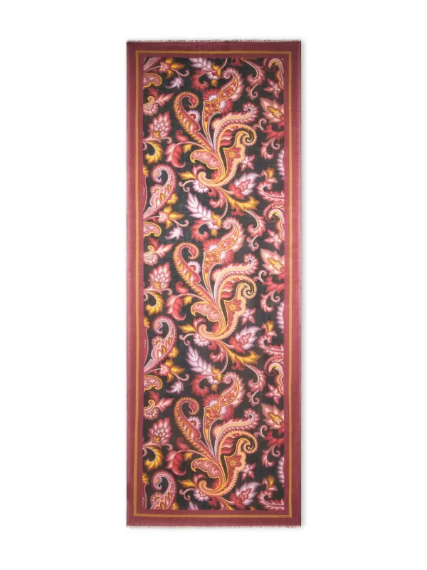 ETRO paisley-print Scarf | Red | FARFETCH IN 