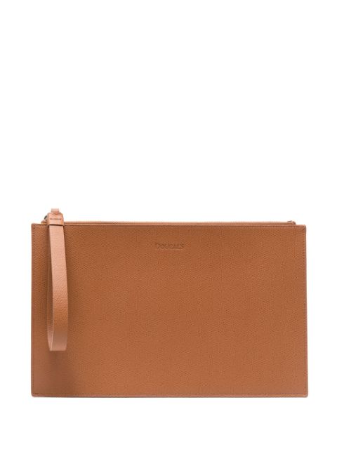 Doucal's Palmellato-leather clutch bag